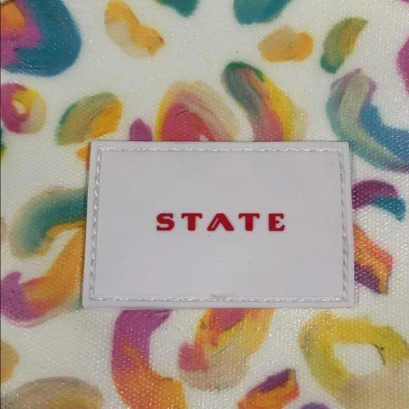 NWT State Kane Kids Mini Backpack in Painterly Animal